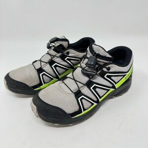 Salomon Speedcross Trail Running Hiking Waterproof Shoes Boys Size 2